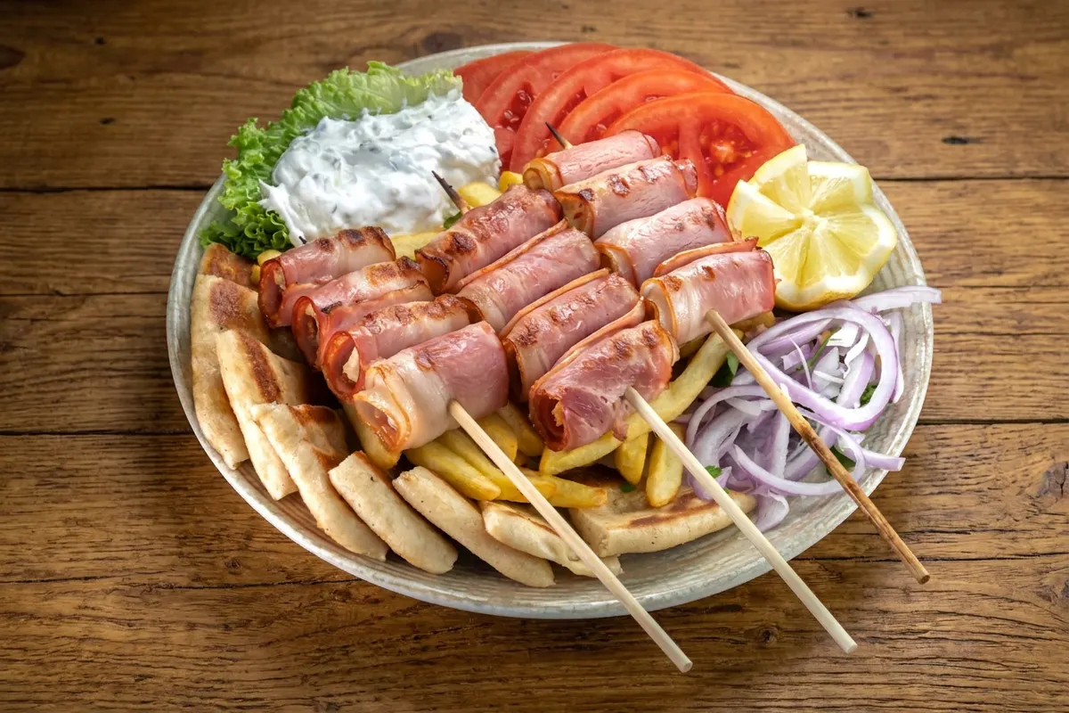 Bacon Skewers Plate